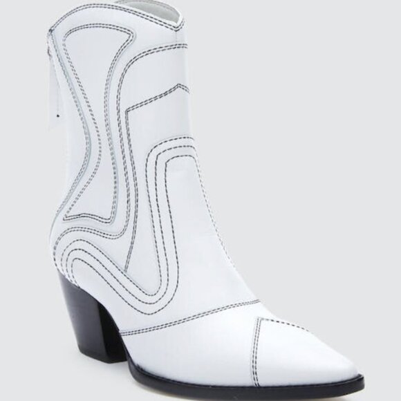 Matisse Aries Western Boot in White - Picture 1 of 7